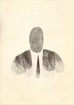 saul-steinberg--fingerprint-man